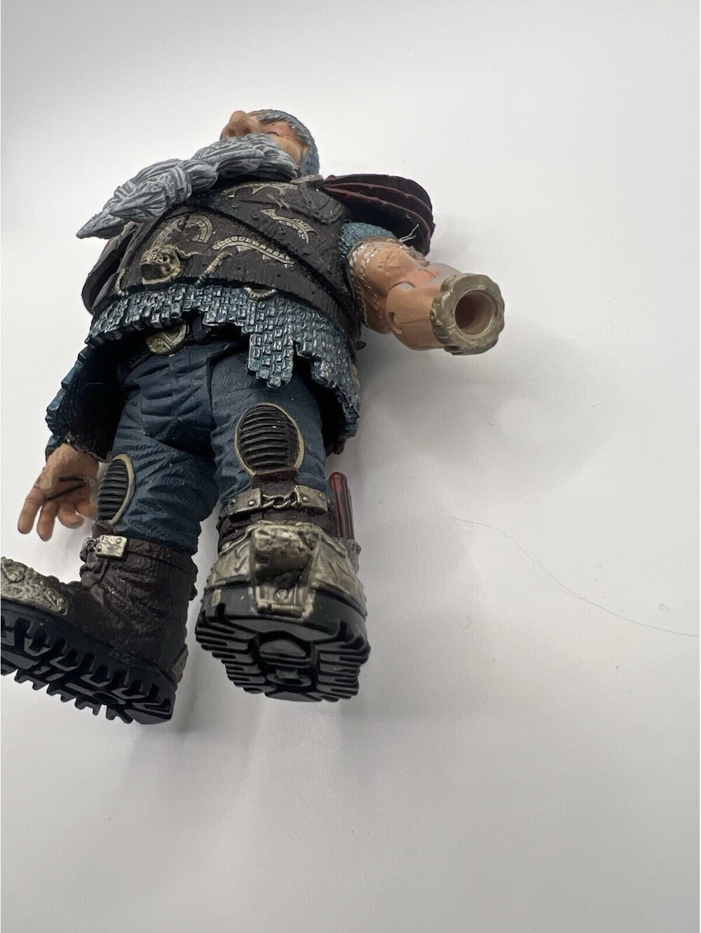 Shadowrun DRAVEN VON DREHILL Urban Warrior Action Figure Series 2 Missing Hand